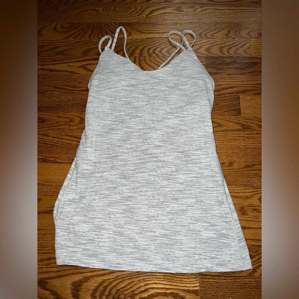 Gray lululemon tank top